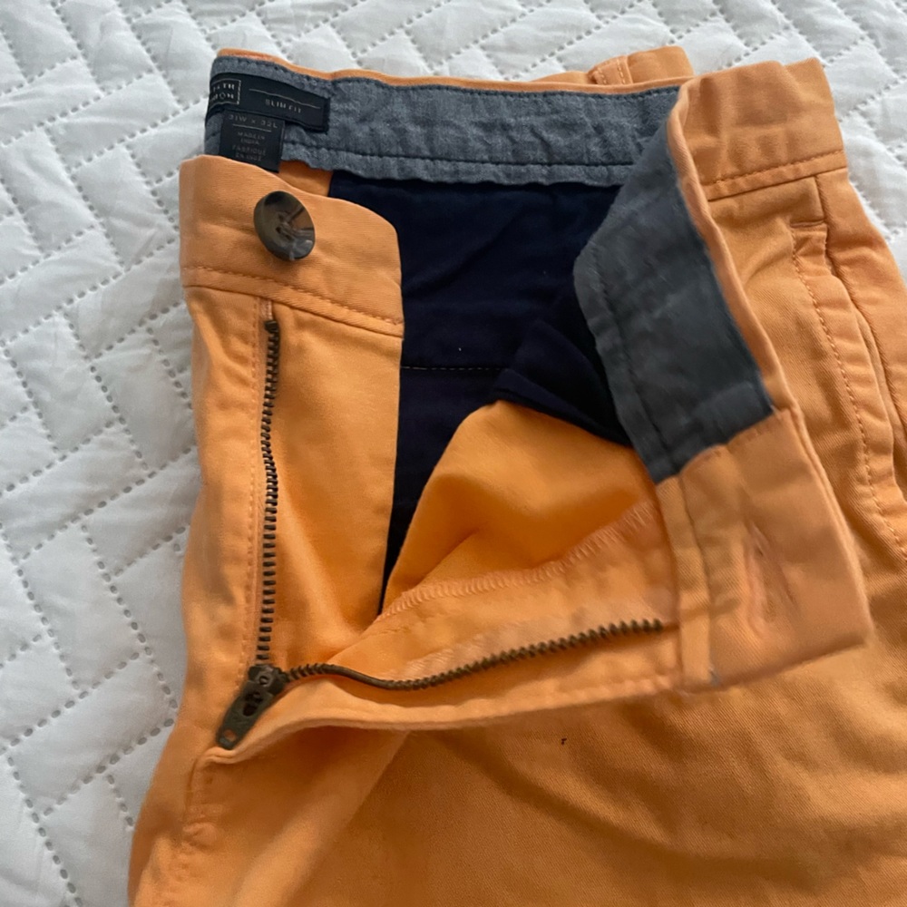 Slim Fit Orange Chinos!